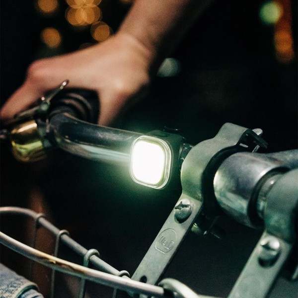 Фото - Фонарь велосипедный Knog Blinder Mini Square Front 50 Lumens Black (12980)